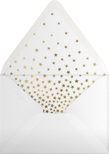 Starry Golden Tree - Paperless Post Envelope