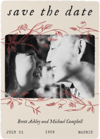 Rustic Film Frame by Paperless Post