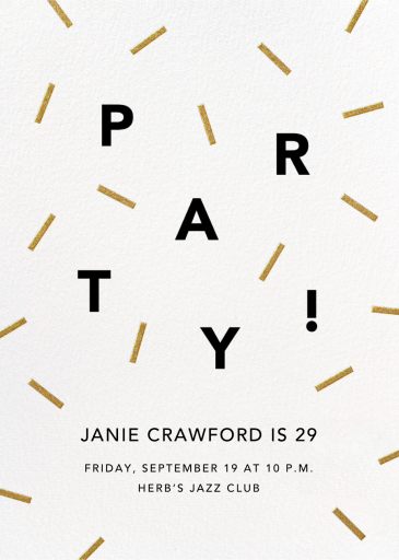 Confection by Paperless Post