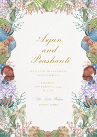 Underwater Oasis - Wedding Invitation by Sketch Design Studio