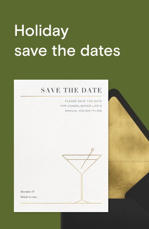 Holiday save the dates