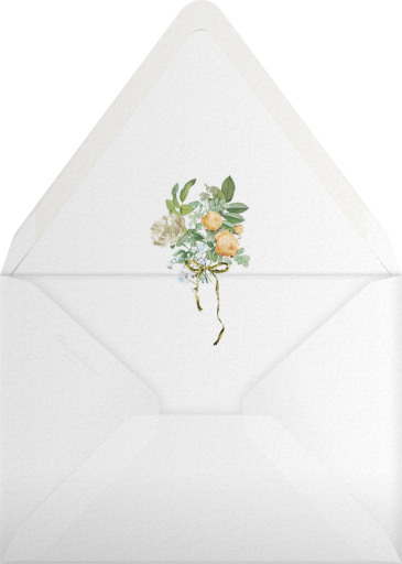 Bustling Flowers -  Monique Lhuillier Envelope