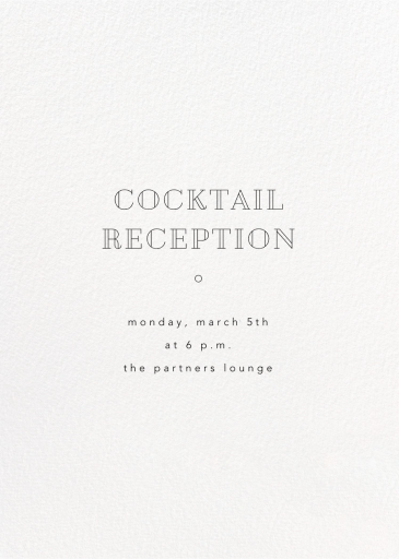 Candace - Cocktail Party Invitation by Paperless Post