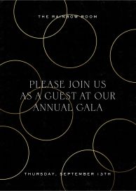 Gold Rings - Party Invitation by Paperless Post