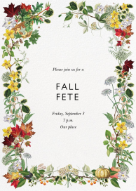 Xarpo - Fall Party Invitation by Stephanie Fishwick
