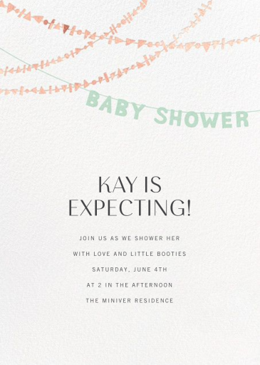 Shower Shapes - Baby Shower Invitation by Paperless Post