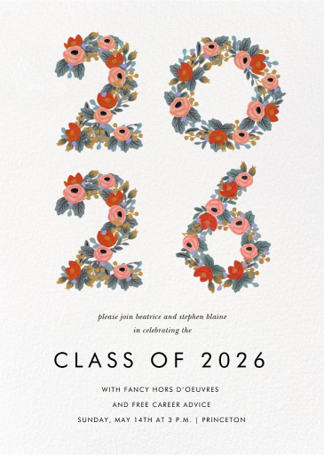 Year in Bloom - Graduation Party Invitation by Rifle Paper Co.