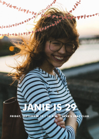 Streamer Shapes (Photo) - Birthday Invitation by Paperless Post