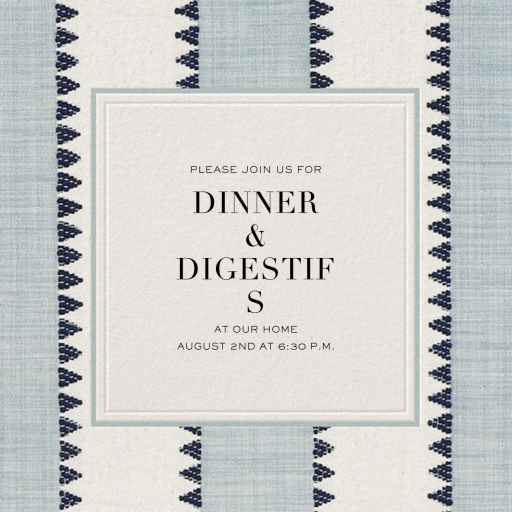 Updated Country - Dinner Party Invitation by Schumacher
