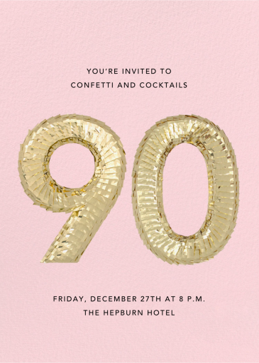 Shine - Birthday Invitation by CONFETTISYSTEM