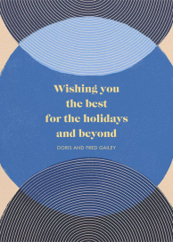 Concentrics - Greeting Card by Paperless Post