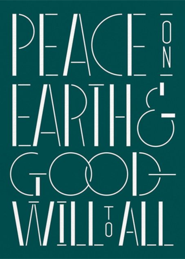 Peace Moderne - New Year's Card by Paperless Post