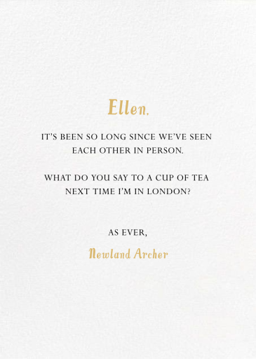 Charm Bracelet - Greeting Card by Mr. Boddington's Studio - Back