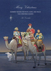 Bearing Gifts - Christmas Card by Felix Doolittle