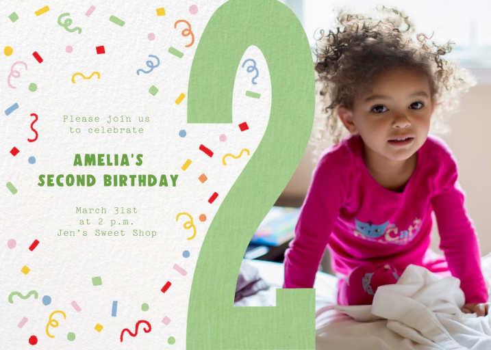 Li’l Confetti - Birthday Invitation by Paperless Post
