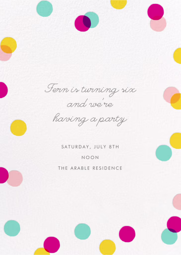 Carnaby (Tall) - Birthday Invitation by Paperless Post