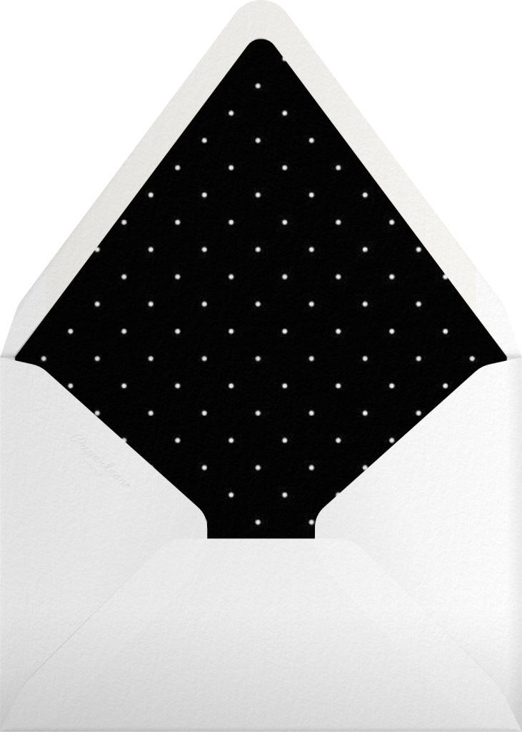 Blanc (Tall) - First Communion Invitation - Paperless Post - Envelope