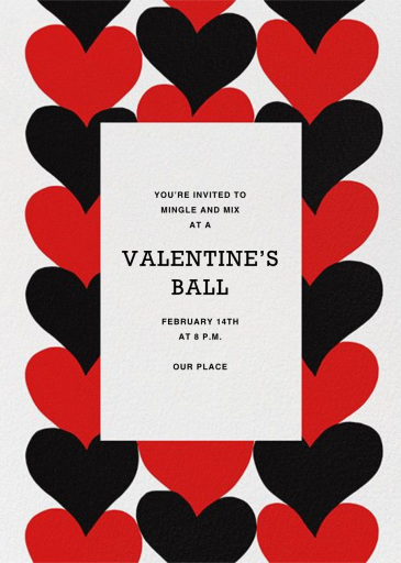 Siamilaissydamet - Valentine's Day Invitation by Marimekko