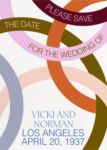 Woven Together - Save the Date by Both