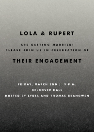 Gradient Full - Engagement Party Invitation by Paperless Post