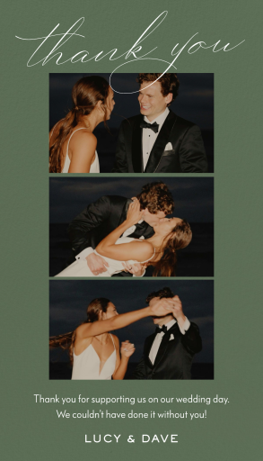 Love's Highlight Reel - Thank You Card by Paperless Post