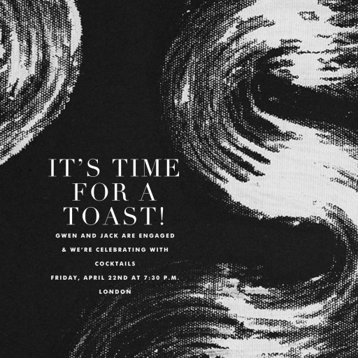 Allegro - Engagement Party Invitation by Kelly Wearstler