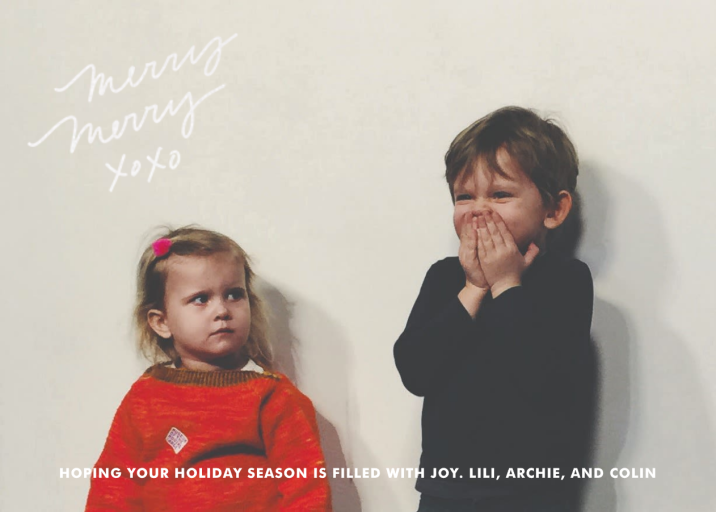 Merry Merry XOXO - Holiday Card by Linda and Harriett