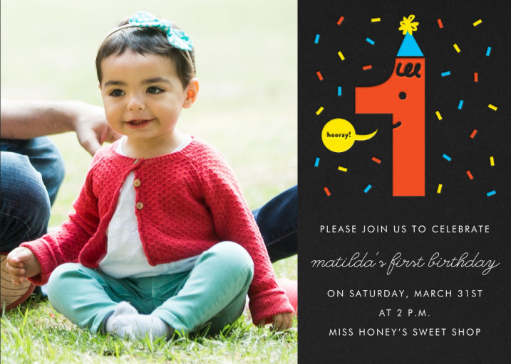 Birthday Faces Photo - Birthday Invitation by The Indigo Bunting