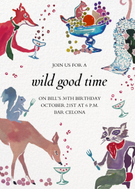 Wild Good Time - Birthday Invitation by Happy Menocal