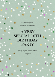 Sky Glitter - Birthday Invitation by kate spade new york