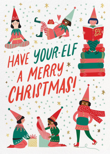 Helpful Elves - Christmas Card by Hello!Lucky