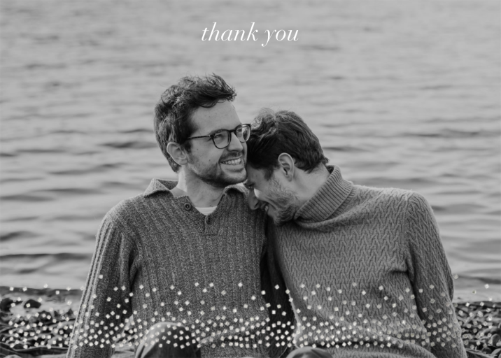 Jubilee II (Photo Save the Date) - Thank You Card by Kelly Wearstler