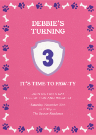Paw Party - Birthday Invitation by Paperless Post