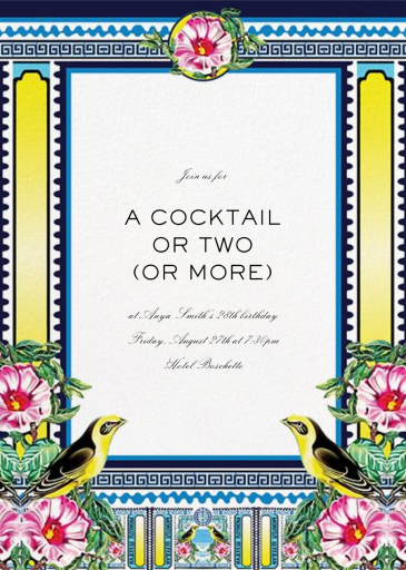 Rodizio - Invitation by Mary Katrantzou