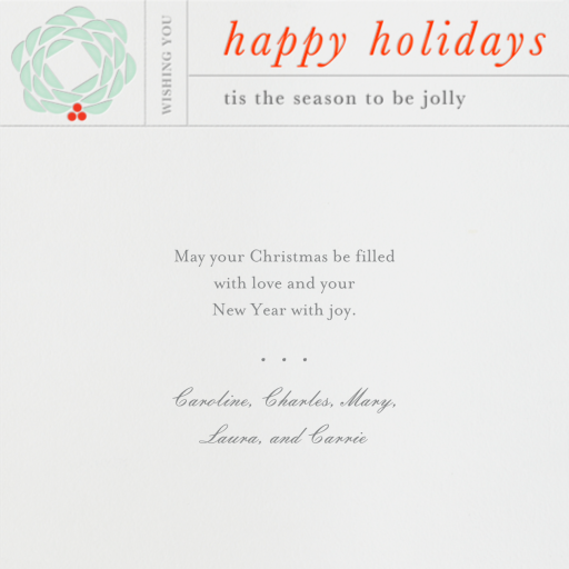 Christmas Telegram - Holiday Card by Paperless Post
