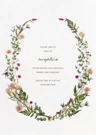 Fleurs Sauvages - Wedding Invitation by Paperless Post