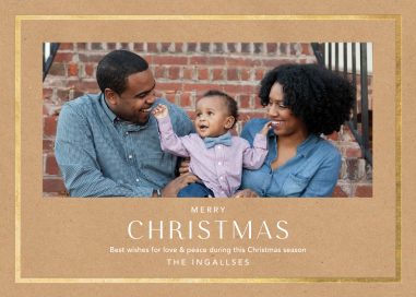Let it Snow (Horizontal Photo) - Christmas Card by Paperless Post