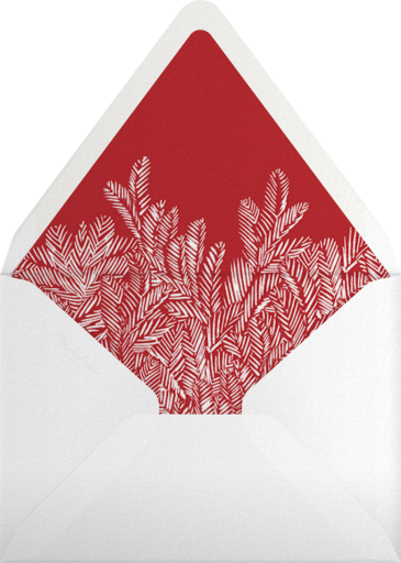 Red Fir I (Greeting) - Paperless Post Envelope