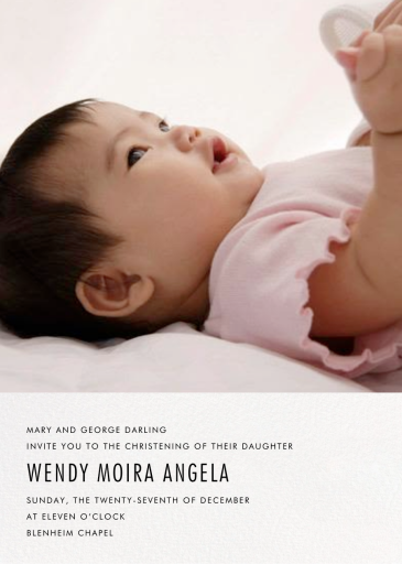 Split Screen - First Communion Invitation by Paperless Post