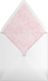 Hydrangea Lace I Save The Date - Oscar de la Renta Envelope