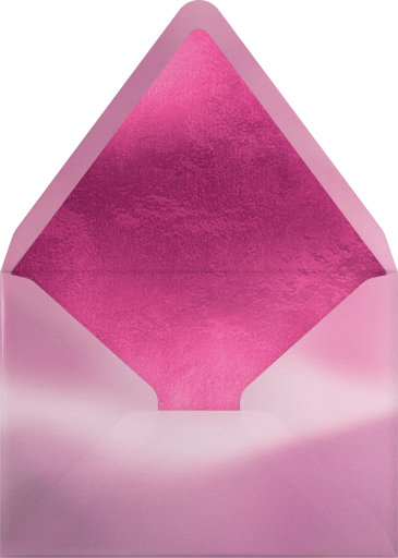 Photo Pink Heart Sparkle Invitation Envelope