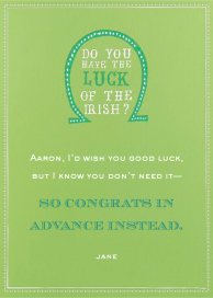 Luck of The Irish - Greeting Card by Mr. Boddington's Studio