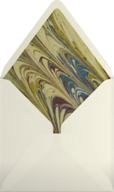 Leaf Inner Bevel Border - Paperless Post Envelope