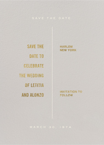 Altar - Save the Date by Paperless Post