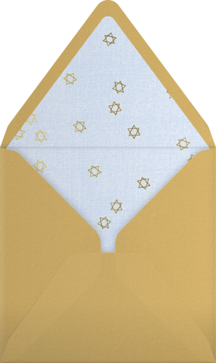 Mitzvah Type - Paperless Post Envelope