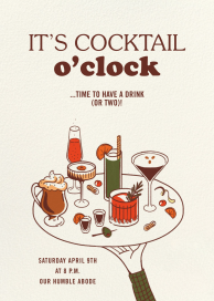 Drink Platter - Fall Party Invitation by Paperless Post
