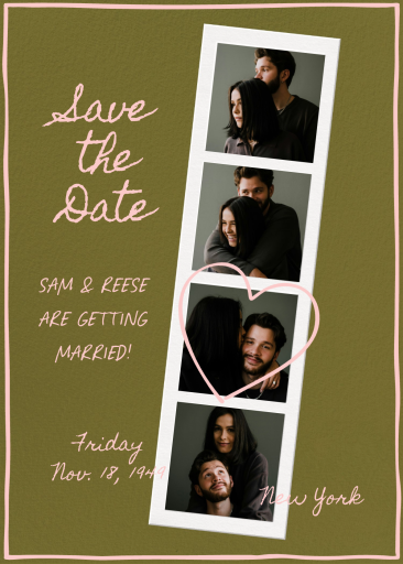The Candid Look - Save the Date by Paperless Post