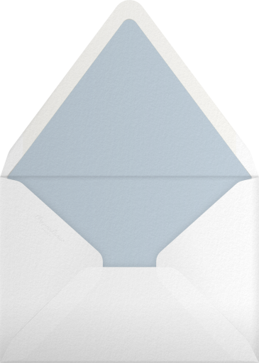 Blue and Red Wavy Edge - Sugar Paper Envelope