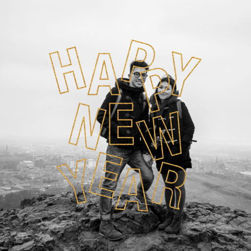 Photo New Year Greeting Card