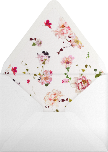 Floral Vine Monogram -  Monique Lhuillier Envelope